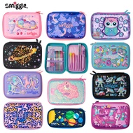 กล่องดินสอ smiggle ออสเตรเลียกล่องเครื่องเขียนกล่องดินสอกันตกความจุขนาดใหญ่ลายการ์ตูนน่ารักสำหรับนักเรียนกระเป๋าดินสอ