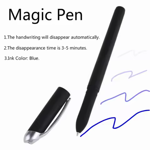 Funny Magic Tricks Pen Invisible Ink Erasable Fabric Pen Fabric Marker Disappear Marker disappearing