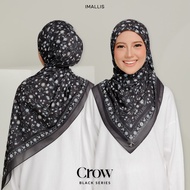 SG STOCK | IMALLIS Black Series cotton voile square hijab tudung bawal tudung fazura