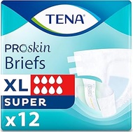Tena ProSkin Unisex Incontinence Adult Diapers, Maximum Absorbency, Extra Large, 12 ct