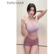 Body Beauty Edge Sexy Cross Waist Sexy Yoga Shorts Drawstring Style Hip-Lifting Showing Curve Gym Ba