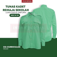 BAJU UNIFORM TUNAS KADET REMAJA SEKOLAH LENGAN PANJANG  / Girls Scout Shirt Long Sleeve TKRS / Kokurikulum U17