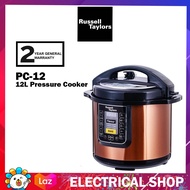 Russell Taylors 12L Electric Pressure Cooker PC-12 Non Stick Pot - Multi Cooker Rice Cooker PC12