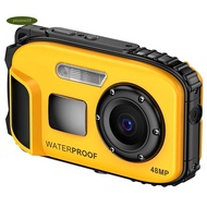Digital Camera 48MP Video Camera Digital Camera with 2.4 Inch IPS Screen IP68 5M Deep Digital Camera