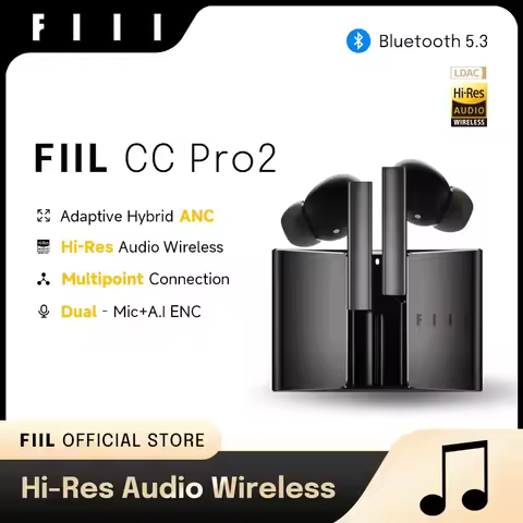 Global Version FIIL CC Pro2 Hi-Res LDAC 42dB Hybrid ANC TWSaudífonos bluetooth Headphones Connection
