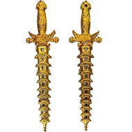 2 Pcs Toy Sword Dagger Knife with Sheath Fake Knife Prop Knife Not Sharp Cosplay Sword Cool Knife 12