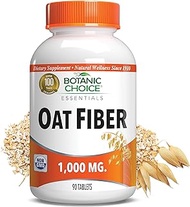 Botanic Choice Oat Bran - Adult Daily Supplement - Delivers Soluble Fiber Supports Cholesterol in The Normal Range and Cardiovascular Health Promotes Healthy Lifestyle and Overall Wellness