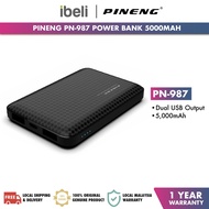 [READY STOCK] Pineng PN987 PN 987 PN-987 5000 mAh Power Bank ( 1 Year Pineng Malaysia Warranty )