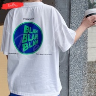 MERAH KATUN Boys' and Girls' T-shirts Distro Tops Can Be Customized Name Model Screen Printing BLAH 
