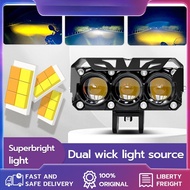 2PCS3Lamp Beads Super Bright Led Sports Light Motorcycle Light Fog Lamp Headlight 12v/24v Motorcycle