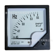 6L2-HZ Pointer Type AC Frequency Meter 45-55HZ/100V 220V 380V Hemagnetic Meter Frequency Meter COSG