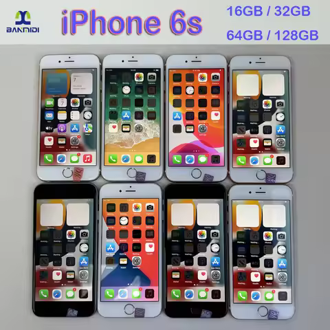 Apple iPhone 6S 4.7inch IOS Original Unlocked Mobile Phone 16/32/64/128GB ROM 2GB RAM 12MP 4G LTE Or