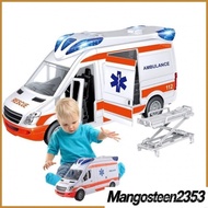 Simulation Ambulance Toys for Kids City Rescue Vehicle Ambulance Car With Lights And Sound Birthday 