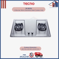 TECNO SR 882SV 2-Burner 90cm Stainless Steel Cooker Hob with Inferno Wok Burner Technology