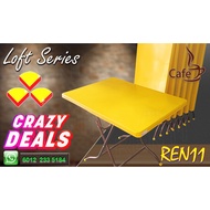 3v 3X2 Foldable Table / 3-Feet Square Foldable Plastic Table - Grad A Original with Logo