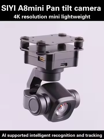 SIYI A8 mini 4K 8MP Ultra HD 6X Digital Zoom Gimbal Camera with 1/1.7" Sony Sensor 95g Lightweight 5