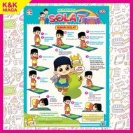 POSTER BELAJAR SOLAT BERSAMA LUQMAN POSTER PENDIDIKAN KANAK KANAK ANA MUSLIM