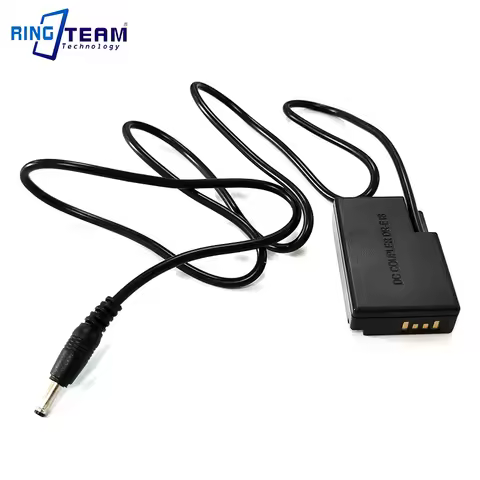 DC 3.5mm to DR-E18 DR E18 Dummy Battery LP-E17 for Canon Cameras EOS RP 77D 200D Rebel T6s 760D T6i 