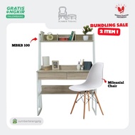 Meja Gaming Meja Komputer 100 cm Meja Laptop Meja Kerja Kantor Meja Belajar MB MBKB 100 Meja Kaki Be
