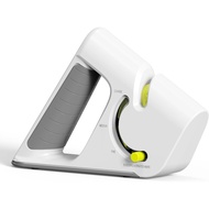 CAROTE 4-in-1 Knife Sharpener, Pocket Knife Sharpener with a non-slip base, Scissor Sharpener for Ch