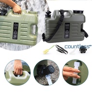18.5L Water Container with Spigot Portable Camping Water Jug Water Storage Tank [countless.my]