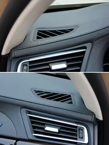 For BMW 7 Series F01 F02 2008-2015 Car Side Air Conditioning Air Outlet Vent Cover Trim Frame Sticke