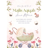 KAD JEMPUTAN AQIQAH/ KAD JEMPUTAN DIGITAL/ E Card