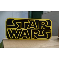 Star Wars Square 3D Logo or Fridge Magnet