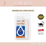 CorDx Tyfast Flu A/B & Covid-19 Multiplex Rapid Self-Test, 3-in-1 ART Kit
