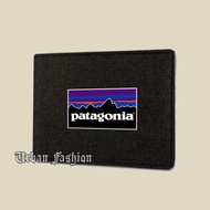 PATAGONIA/ Fashion Canvas Wallet Men's Distro Fashion Zipper Folding Canvas Wallet Patagonia LOGO Ou