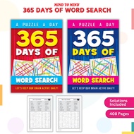 365 Days Of Word Search A Puzzle A Day Word Search Book Puzzle Book