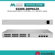 Huawei eKit S220S-24P4JX 24LP4JX 24P4J 26PN4JX 24 Port Managed PoE+ Switch 10G SFP+ Gigabit Switch