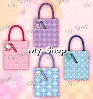 🌈預訂🌈 【預訂】7-11 Sanrio 新春及情人節精品！ 🌟 SANRIO 手提袋連掛飾（４款）🌟 Hello Kitty吉蒂貓、Cinnamoroll 玉桂狗、Hangyodon 水怪、Kuro