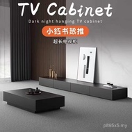 Black Style Coffee Table Modern Simple Small Apartment Extremely Combined Furniture Italian TV Cabin