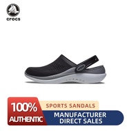 100% AUTHENTIC 【Crocs LiteRide 360 " Black Gray "】SPORTS SANDALS 206708 - 0DD MANUFACTURER DIRECT SA