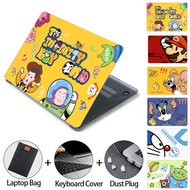 Cartoon Laptop Case For Surface Laptop Go 12.4 13.5 Surfacebook 1 2 3 4 5 Microsoft Protective Case Laptop Cover Shell Matte With Keyboard Cover Dust Plugs Laptop Bag Sleeve ADGC