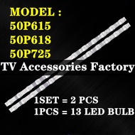 2PCS TCL 50 INCH TV LED BACKLIGHT 50P615 50P618 50P725 TCLGIC50LB45-3030F2.1D-V1.1 4C-LB5013-ZM04J