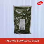[50 GRAM SEAWEED] TAKOYAKI SEAWEED POWDER FLAKES AONORI KO | Untuk Takoyaki, Okonomiyaki, Sushi | HA