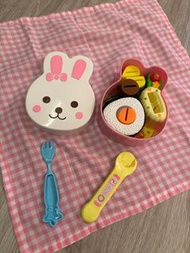 小美樂  配件 兔子野餐盒 布丁組 尿布組 9成新