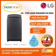 [New] LG Top Load Washing Machine 10.5kg TV2110DV5B | AI Direct Drive | ThinQ™ App | Turbo Drum™ | 2