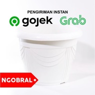 Pot Plastik Besar 45 cm TEBAL Pot Tanaman Bunga Plastik / Pot Jumbo