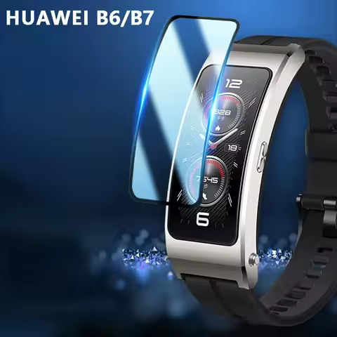 Smartband Protective Film For Huawei TalkBand B6 B7 Smart Bracelet Wristband Screen Protector Cover 