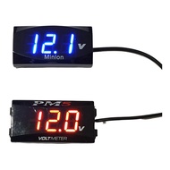 Volt Meter Aki minion Voltmeter Untuk Pengukur Aki Motor Universal All Motor