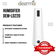 Deerma  Air Humidifier With Magnetic Remote Control, 12H Timing Air Purifying Real--time humidity Display Touch Version