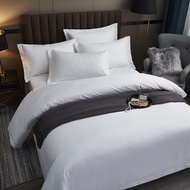 Hotel style Striped designed Fitted Bedsheet - Quilt Cover and Pillowcase - Cover Up to 40cm Height