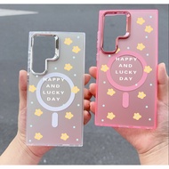 Flowers Pattern Shockproof Casing For Samsung S23 S23Plus Case Girly s24 s24plus s24ultra Cover