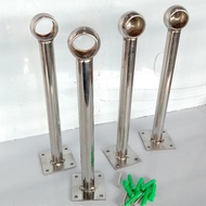 Combo of 2 basses with square base to catch the wall, 24cm long. Piercing tubes o22mm, o25mm, used a