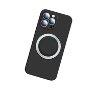 適用iphone16promax/15pro/14/13PM/12/11磁吸無線充電散熱手機殼紫銅石墨烯超薄磨砂制冷內嵌式保護套