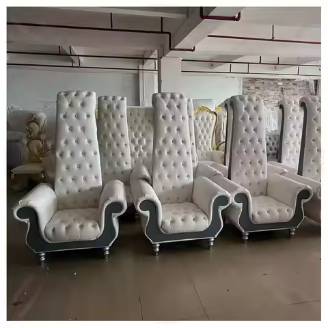 Wholesale Pedicure Chair Nail Salon SPA Furniture Manicure Luxury High Back Throne Chair