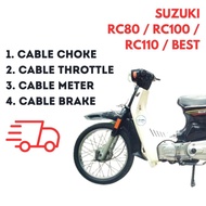 CABLE CHOKE CABLE THROTTLE CABLE MINYAK CABLE METER CABLE BRAKE SUZUKI RC80 RC 80 RC100 RC 100 RC110